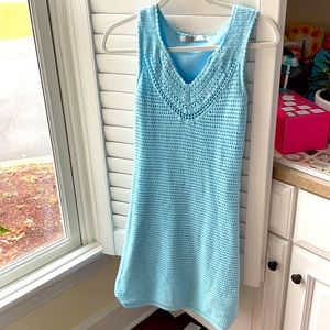 Light Blue Athleta Crochet Dress